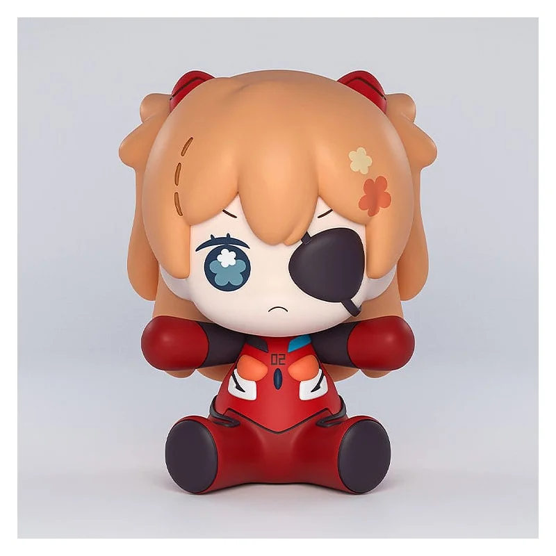 Neon Genesis Evangelion: Rebuild of Evangelion figure Chibi Huggy Good Smile Asuka Shikinami Langley: Eye Patch Ver. 7cm Figuren