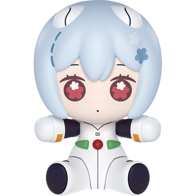 Neon Genesis Evangelion: Rebuild of Evangelion figure Chibi Huggy Good Smile Rei Ayanami: Plugsuit Ver. 7cm Figurine 