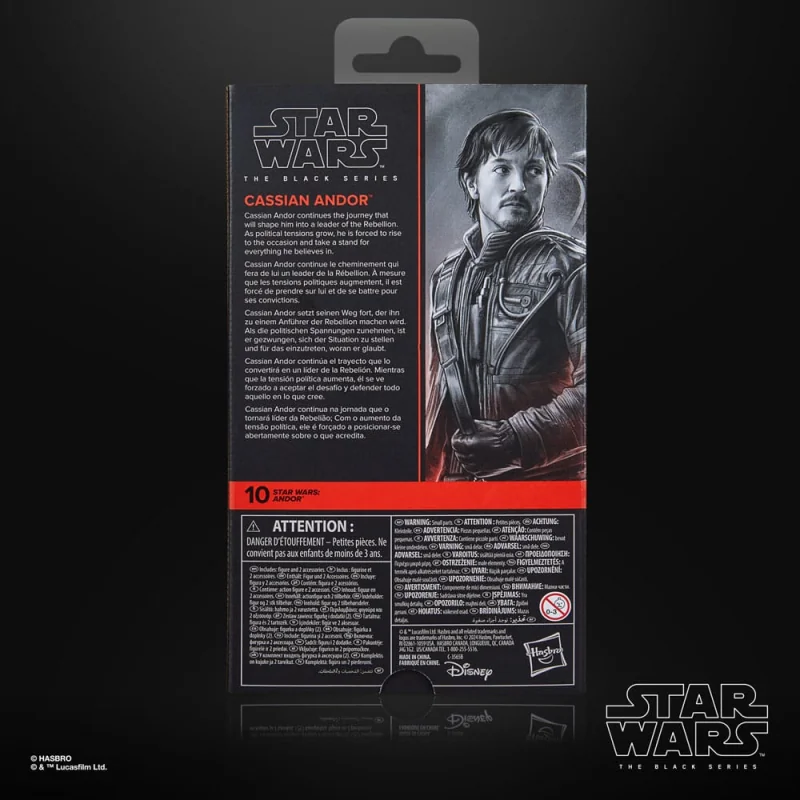 HASG0015 Star Wars: Andor Black Series Cassian Andor figure 15 cm