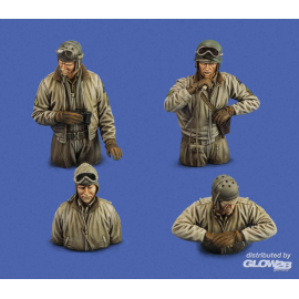 US tank crew WWII Figuren 