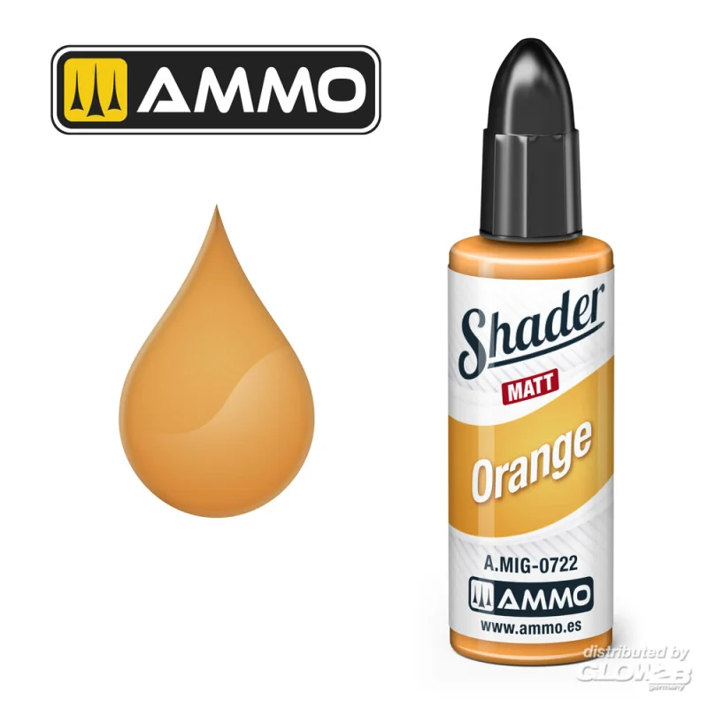 MATT SHADER Orange Modellbau-Farbe 