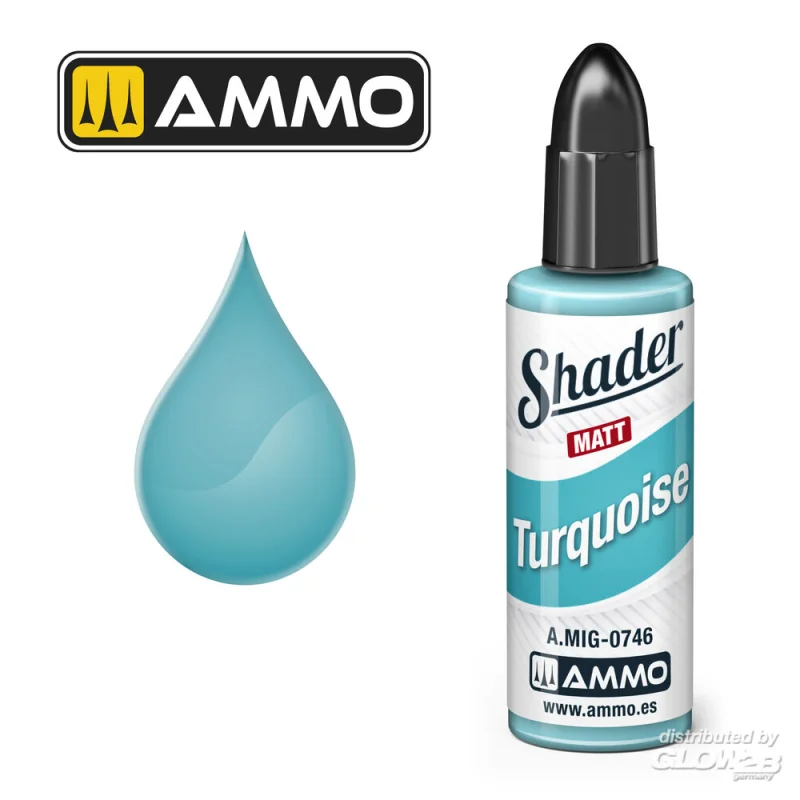 MATT SHADER Turquoise Modellbau-Farbe 