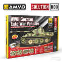 SOLUTION BOX 23 -WWII German Late War Vehicles. Colors and Weathering System Modellbau-Farbe 