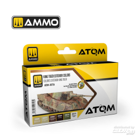 ATOM King Tiger Exterior Colors Set Modellbau-Farbe 