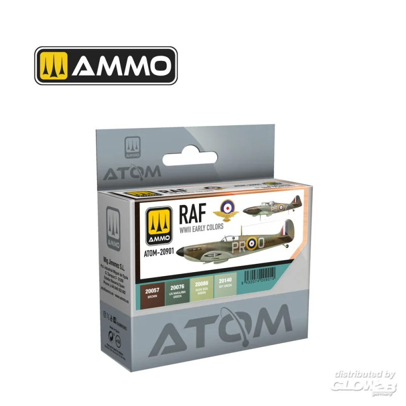 ATOM RAF WWII Early Colors Set Modellbau-Farbe 