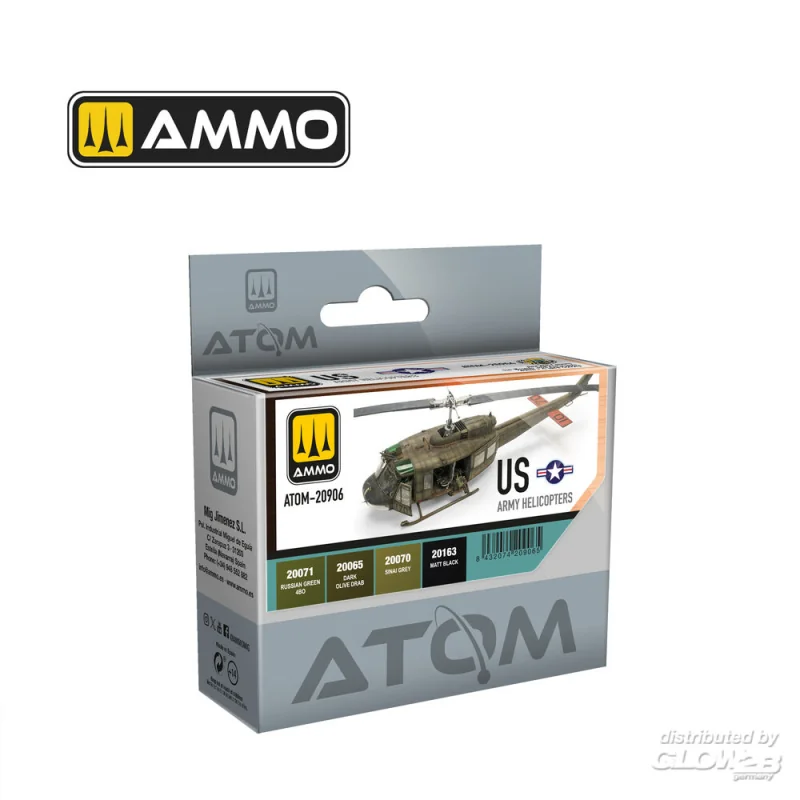 ATOM US Army Helicopters Set Modellbau-Farbe 