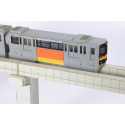 Original Character Paper Model Kit 1/150 Series 1000 Tama Intercity Monorail (2 cars) 24 cm