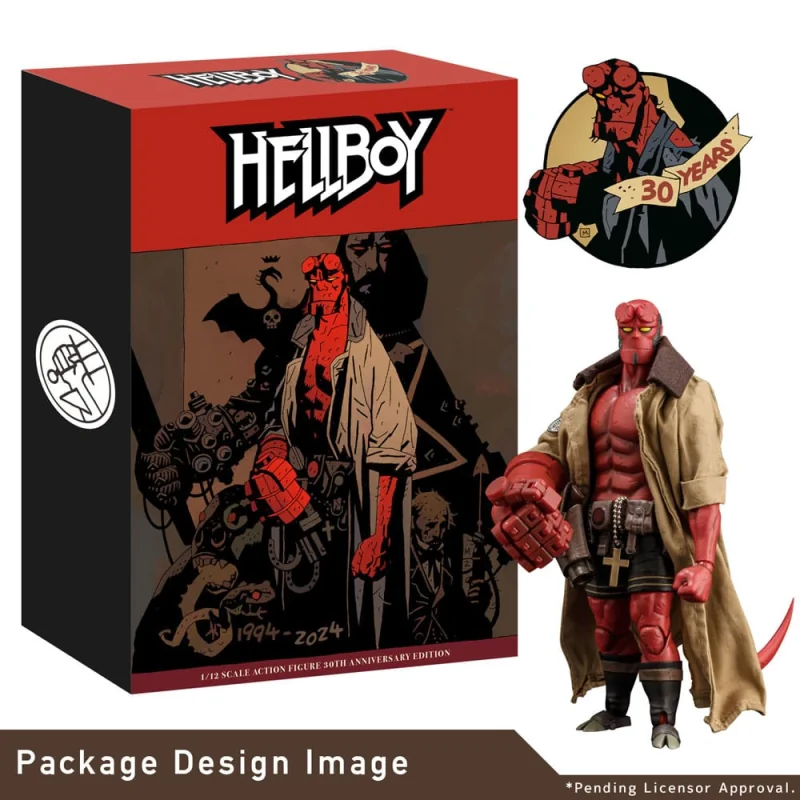 Hellboy figure 1/12 Hellboy 30th Anniversary Edition 19 cm