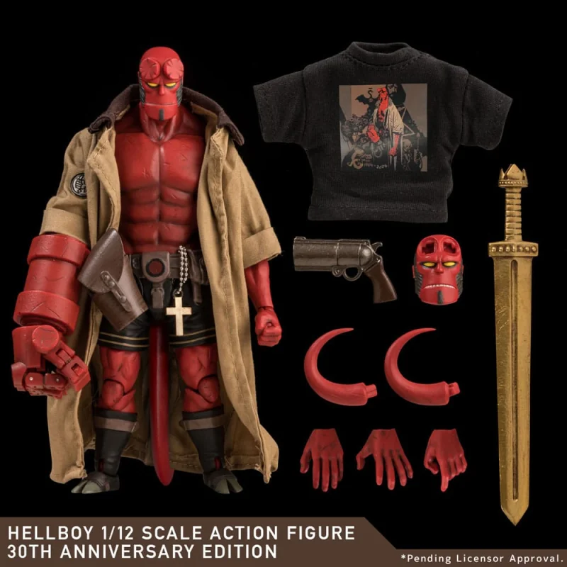 Hellboy figure 1/12 Hellboy 30th Anniversary Edition 19 cm