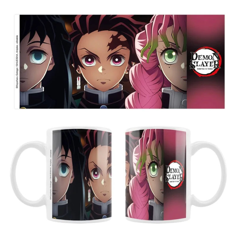 Demon Slayer - Ceramic mug Tanjiro, Mitsuri, Muichiro Tasse 