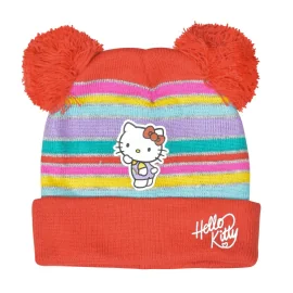 HELLO KITTY - Red - Kids Beanie 