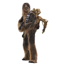 Star Wars Episode V figure Movie Masterpiece 1/6 Chewbacca with Disassembled C-3PO Figurine 