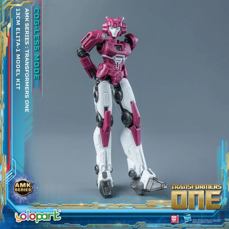 Transformers 8 One figure Plastic Model Kit AMK Mini Series Elita-1