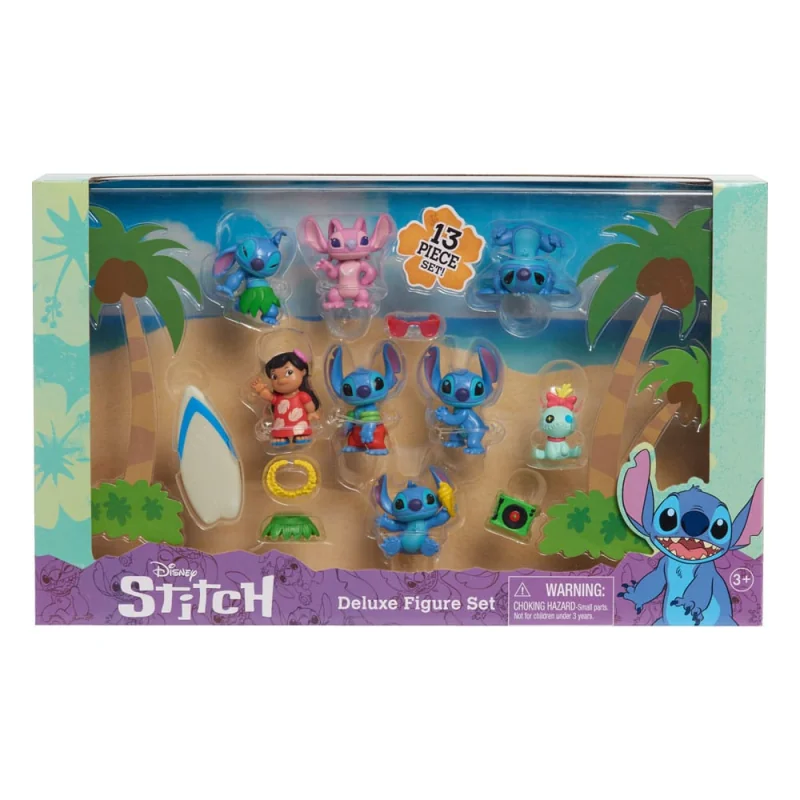 Lilo & Stitch pack 8 figures Stitch Deluxe Figure Set 7 cm Figuren