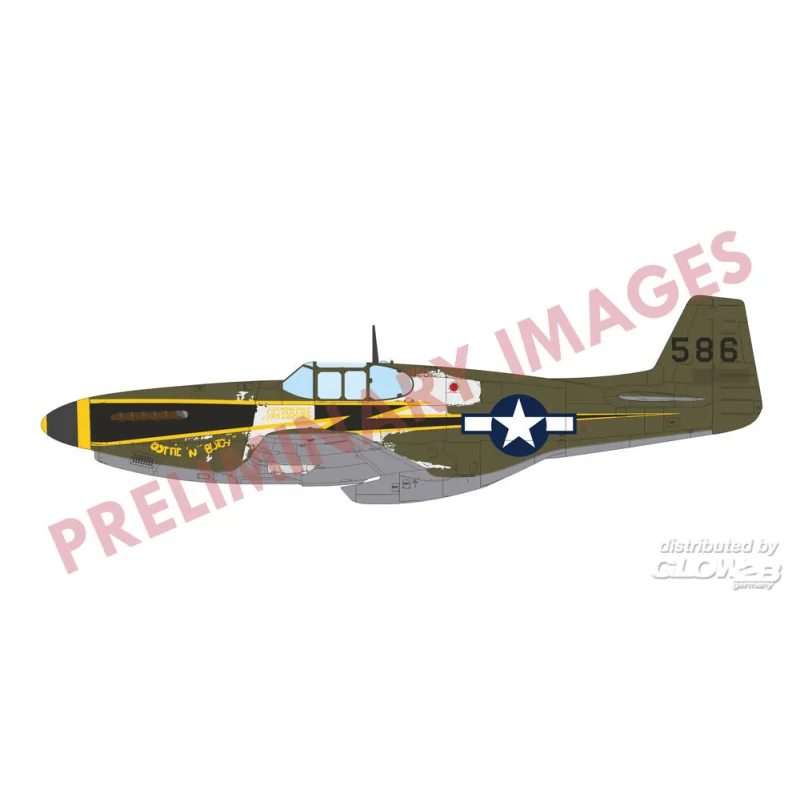 P-51B/C Mustang w/ dorsal fin EDUARD-PROFIPACK Modellbausatz 