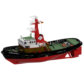 Elbehafen 1 Icebreaker Tugboat 1:50 Radio Controlled Electric Boat elektro Modellbausatz