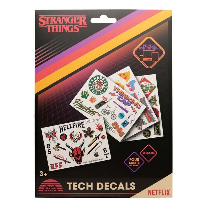 Stranger Things tech stickers FaNaTtik