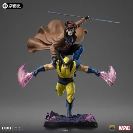 X-men 97 Wolverine & Gambit 1/10 Statue Figurine 