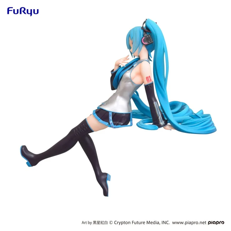 Hatsune Miku PVC statuette Noodle Stopper Kuroboshi Kouhaku Ver. (re-run) 14 cm Furyu