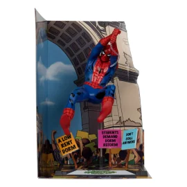 Marvel Collection PVC statuette 1/10 Spider-Man & Scene Gold Label (The Amazing Spider-Man 68) 15 cm Figurine 