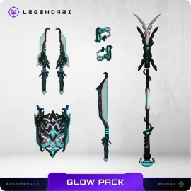 Legendari accessories Glow Weapons Pack Figurine 