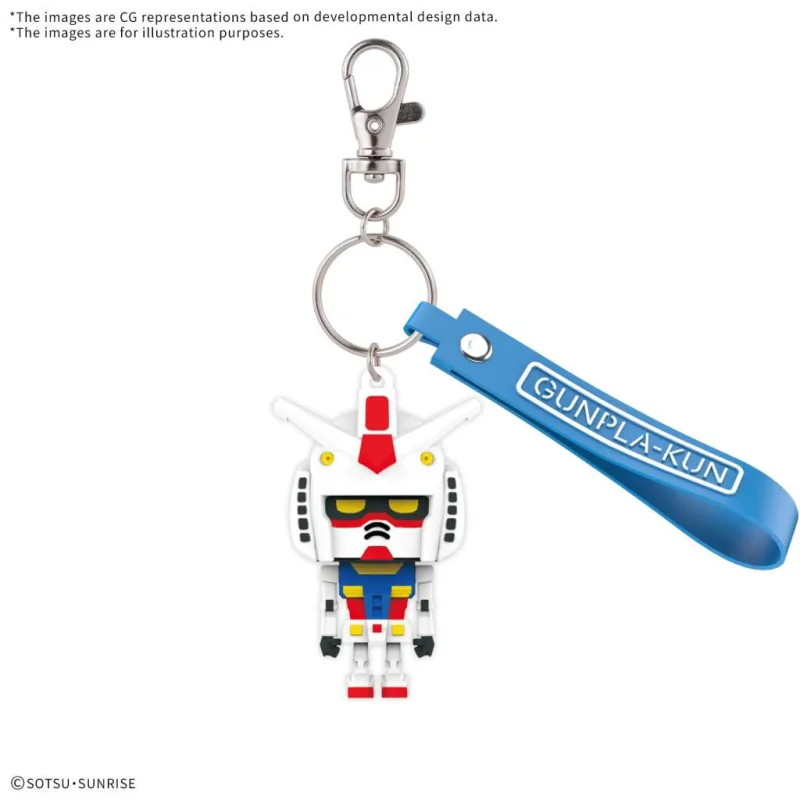 Gunplakun 3d Rubber Mascot Keychain 