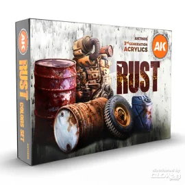 RUST SET Modellbau-Farbe 