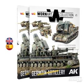 WORN ART 05 GERMAN ARTILLERY - Bilingual Buch 