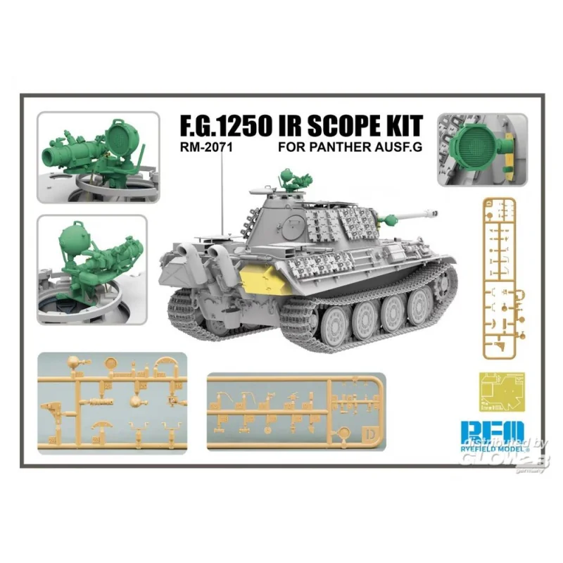 FG1250 IR Scope Kit For Panther Ausf.G Modellbausatz 