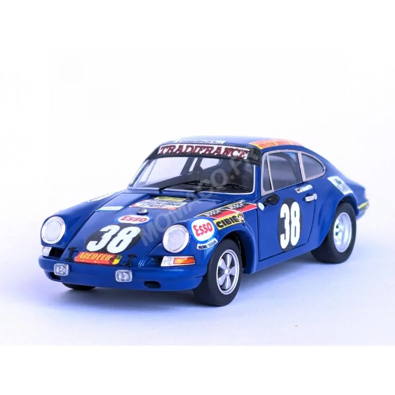 PORSCHE 911 S 38 RENE MAZZIA / JURGEN BARTH 24H DU MANS 1971 8TH Miniatur 