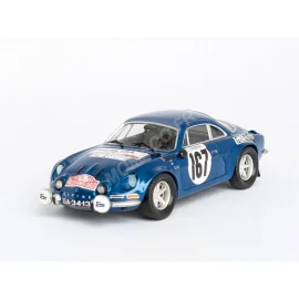 RENAULT ALPINE A110 167 VITOR COLACO MARQUES / CHRISTIAN MELVILLE RALLYE MONTE-CARLO 1972 Miniatur 