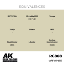 AK INTERACTIVE: Real Colors Off White 17 ml. AK Interactive