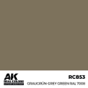 AK INTERACTIVE: Real Colors Graugrün-Grey Green RAL 7008 17 ml. Modellbau-Acrylfarbe