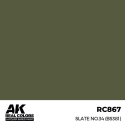 AK INTERACTIVE: Real Colors Slate No.34 (BS381) 17 ml. Modellbau-Acrylfarbe