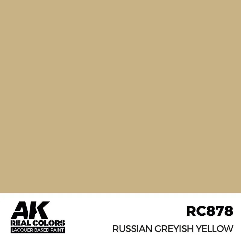 AK INTERACTIVE: Real Colors Russian Greyish Yellow 17 ml. Modellbau-Acrylfarbe