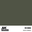 AK INTERACTIVE: Real Colors NATO Green 17 ml. Modellbau-Acrylfarbe