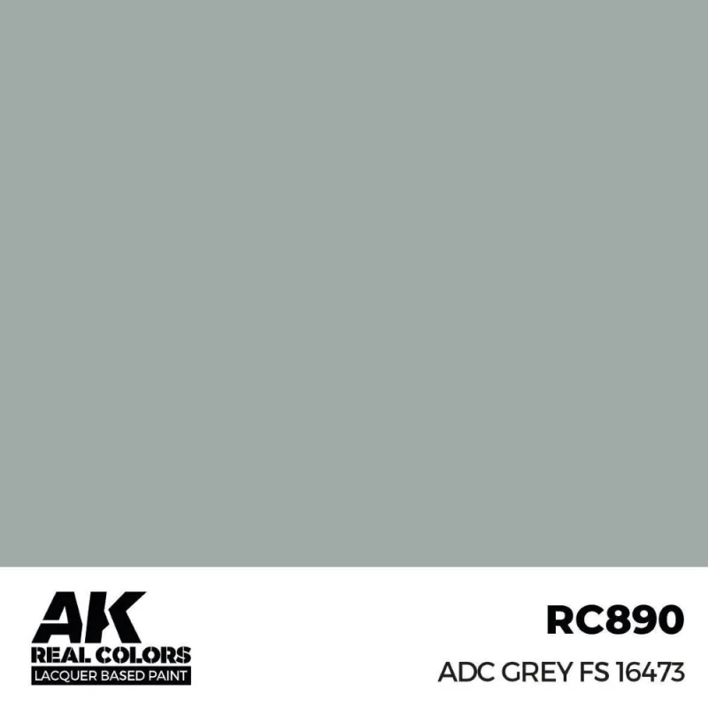 AK INTERACTIVE: Real Colors ADC Grey FS 16473 17 ml. Modellbau-Acrylfarbe