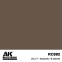 AK INTERACTIVE: Real Colors Earth Brown FS 30099 17 ml. Modellbau-Acrylfarbe