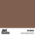 AK INTERACTIVE: Real Colors Earth Red FS 30117 17 ml. Modellbau-Acrylfarbe