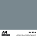 AK INTERACTIVE: Real Colors Medium Blue Grey FS 35237 17 ml. Modellbau-Acrylfarbe