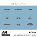 AK INTERACTIVE: Real Colors Air Superiority Blue FS 35450 17 ml. AK Interactive