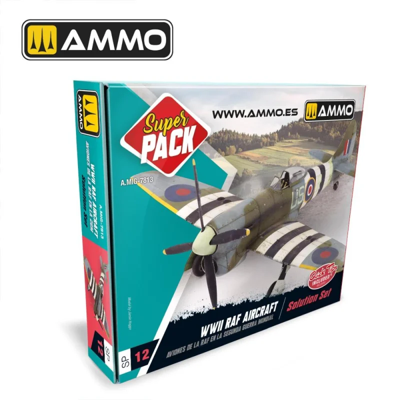 AMMO OF MIG: SUPER PACK WWII RAF Aircraft Modellbau-Farbe 