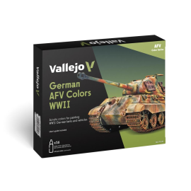 Vallejo 16 colors 18 ml set German AFV Colors WWII Modellbau-Farbe 