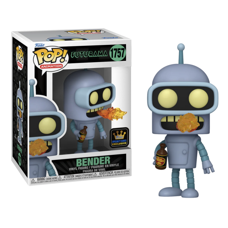 FUTURAMA - POP TV N° 1757 - Bender with Chase (GW) Pop Figur 