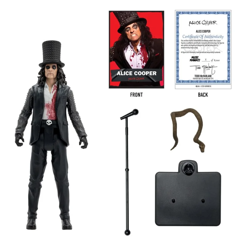 Alice Cooper Metal Music Maniacs Alice Cooper 15 cm Figuren