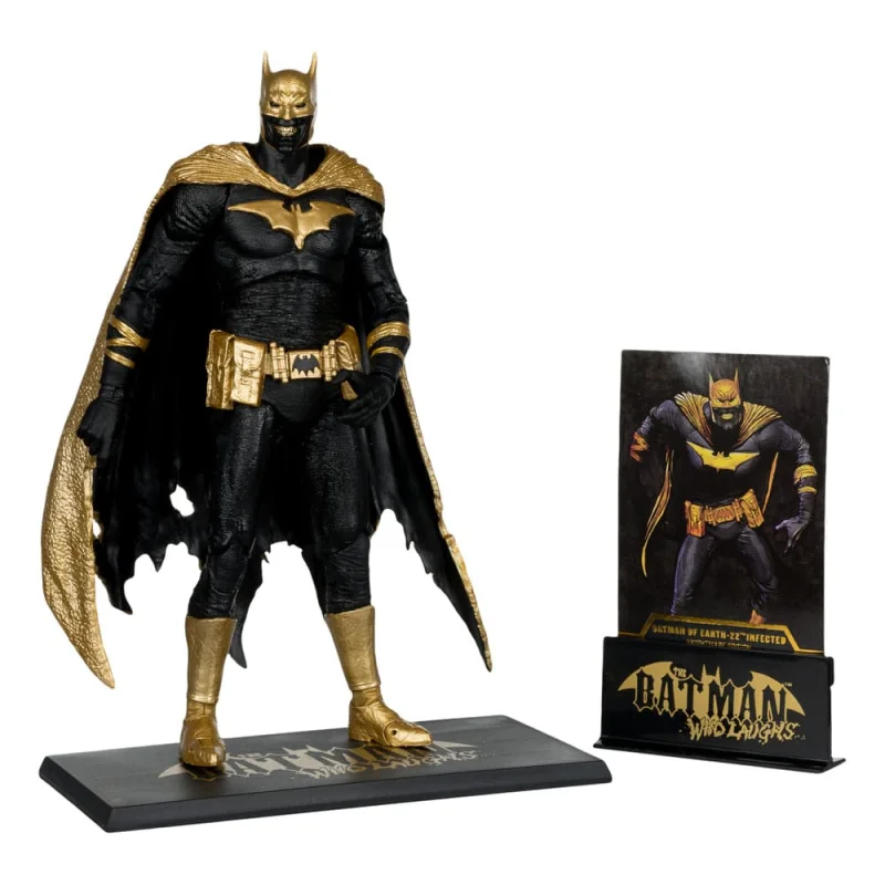 DC Multiverse Figure Batman of Earth-22 Infected (Dark Metal) Knightmare Edition (Gold Label) 18 cm Figuren