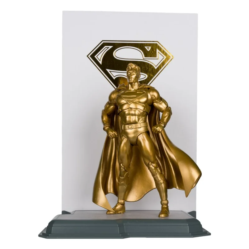 DC Multiverse Superman Figure (Centennial Park Tribute Statue) Gold Label 18 cm