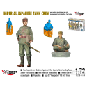 WW2 IMPERIAL JAPANESE TANK CREW + one Imperial Naval Landing Force Food Supplier MIRAGE HOBBY