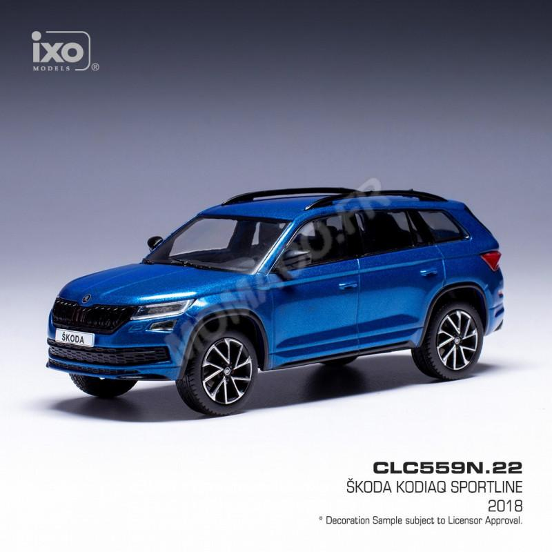 SKODA KODIAQ SPORTLINE 2018 METALLIC BLUE Miniatur 