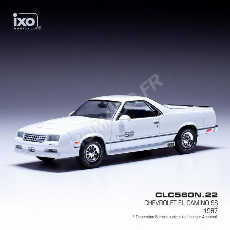 CHEVROLET EL CAMINO SS 1987 WHITE Miniatur 